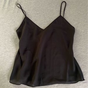 Sheer Black Going Out Top